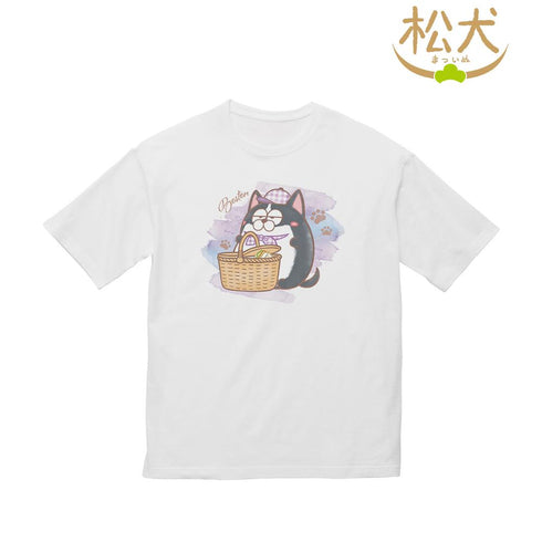『松犬』ボストン Ani-Art aqua label BIGシルエットTシャツユニセックス【202503再販】