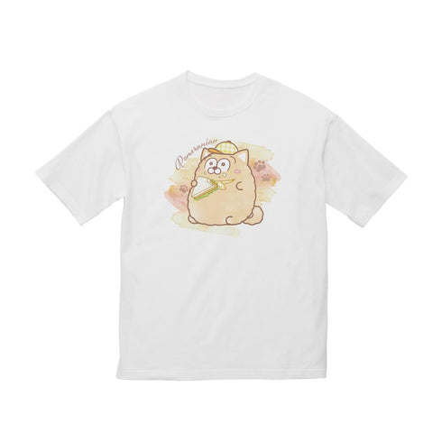 『松犬』ポメラニアン Ani-Art aqua label BIGシルエットTシャツユニセックス【202503再販】