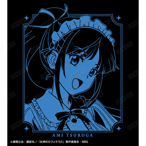 『女神のカフェテラス』鶴河秋水 バックプリントジップパーカー (メンズ/レディース)