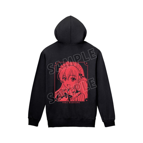 『女神のカフェテラス』幕澤 桜花 バックプリントジップパーカーメンズ【202507再販】