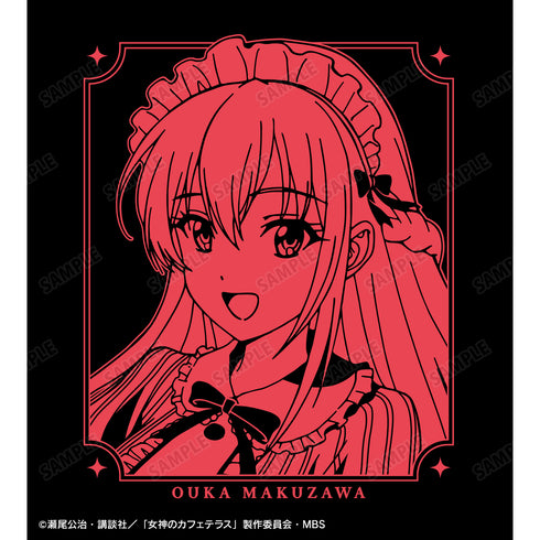 『女神のカフェテラス』幕澤桜花 バックプリントジップパーカー (メンズ/レディース)