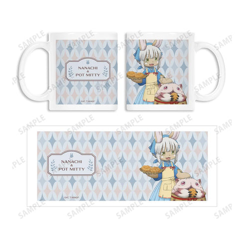 『メイドインアビス 烈日の黄金郷』描き下ろしイラスト 兎座ナナチ 第5弾 ナナチ&壺ミーティ マグカップ【202512再販】
