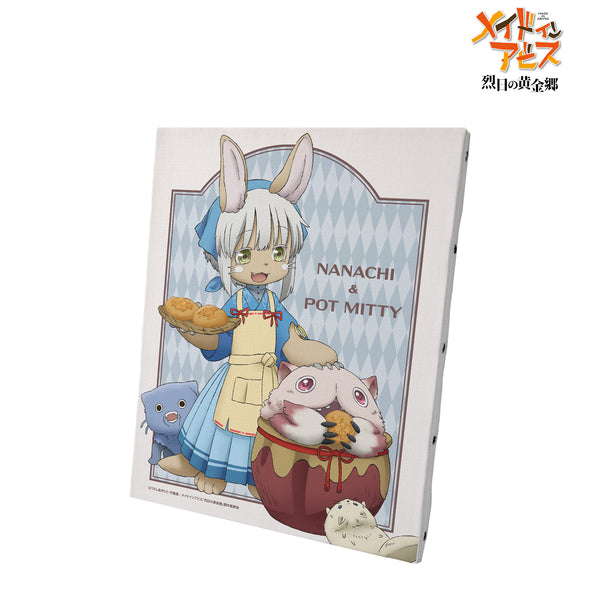 『メイドインアビス 烈⽇の⻩⾦郷』描き下ろしイラスト 兎座ナナチ 第5弾 ナナチ&壺ミーティ キャンバス ボード