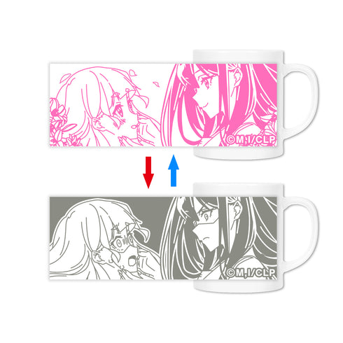 『私の百合はお仕事です!』陽芽&美⽉ チェンジングマグカップ