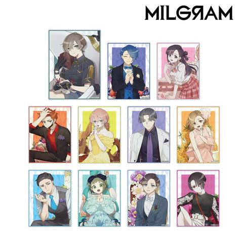 『MILGRAM -ミルグラム-』描き下ろしイラスト トレーディングアクリルカード(単位/BOX)【202506再販】