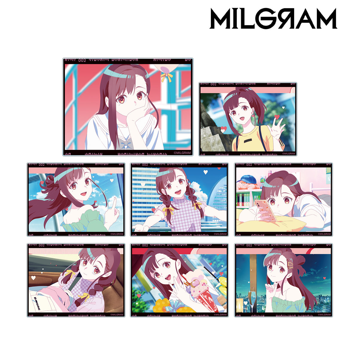 MILGRAM ミルグラム ユノ アクリルカード 缶バッジ ポスター-