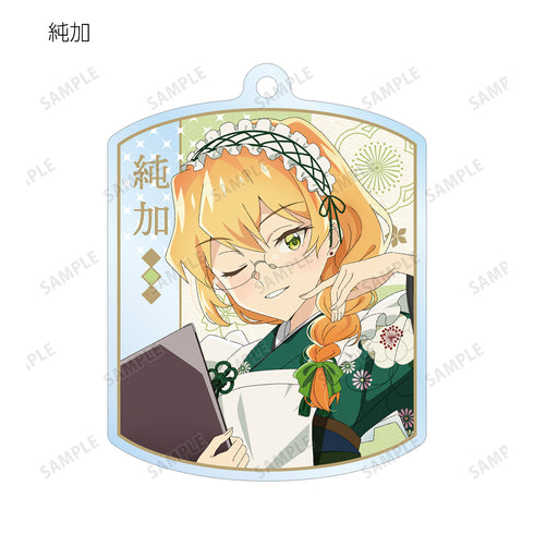 『私の百合はお仕事です!』描き下ろしイラスト ⼤正⾵メイドver. トレーディングアクリルキーホルダー BOX