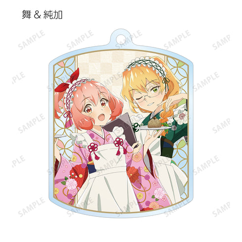 『私の百合はお仕事です!』描き下ろしイラスト ⼤正⾵メイドver. トレーディングアクリルキーホルダー BOX