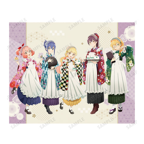 『私の百合はお仕事です!』描き下ろしイラスト 集合 ⼤正⾵メイドver. キャンバスボード
