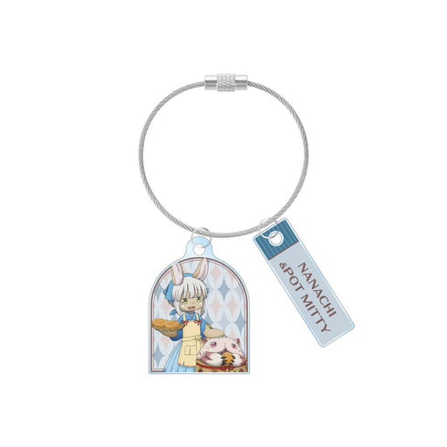 『メイドインアビス 烈日の黄金郷』描き下ろしイラスト 兎座ナナチ 第5弾 ナナチ&壺ミーティ 2連ワイヤーアクリルキーホルダー【202512再販】