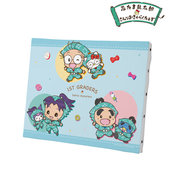『忍たま乱太郎×サンリオキャラクターズ』⼀年⽣集合 キャンバスボード