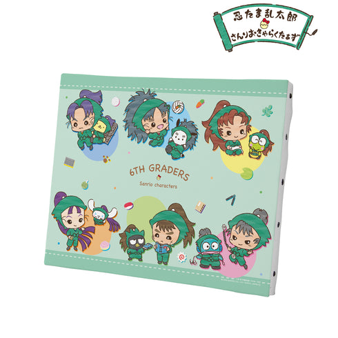『忍たま乱太郎×サンリオキャラクターズ』六年⽣集合 キャンバスボード