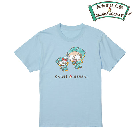 『忍たま乱太郎×サンリオキャラクターズ』猪名寺乱太郎×ハローキティ Tシャツ(メンズ/レディース)