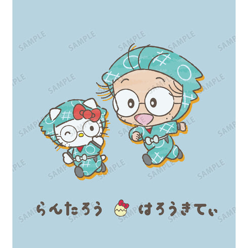 『忍たま乱太郎×サンリオキャラクターズ』猪名寺乱太郎×ハローキティ Tシャツ(メンズ/レディース)