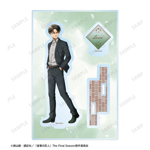 『進撃の巨人』描き下ろし リヴァイ 歩み・水彩風ver. パーツ付BIGアクリルスタンド【202608再販】
