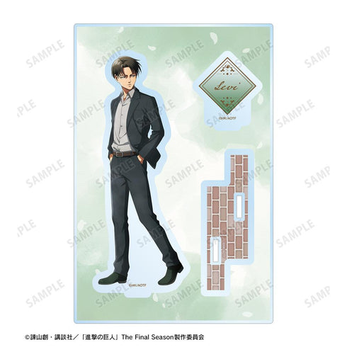 『進撃の巨人』描き下ろし リヴァイ 歩み・水彩風ver. パーツ付BIGアクリルスタンド【202501再販】