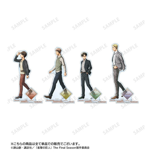 『進撃の巨人』描き下ろし リヴァイ 歩み・水彩風ver. パーツ付BIGアクリルスタンド【202512再販】