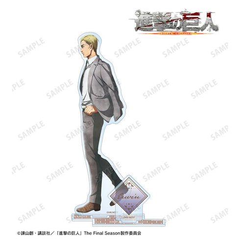 『進撃の巨人』描き下ろし エルヴィン 歩み・水彩風ver. パーツ付BIGアクリルスタンド【202608再販】