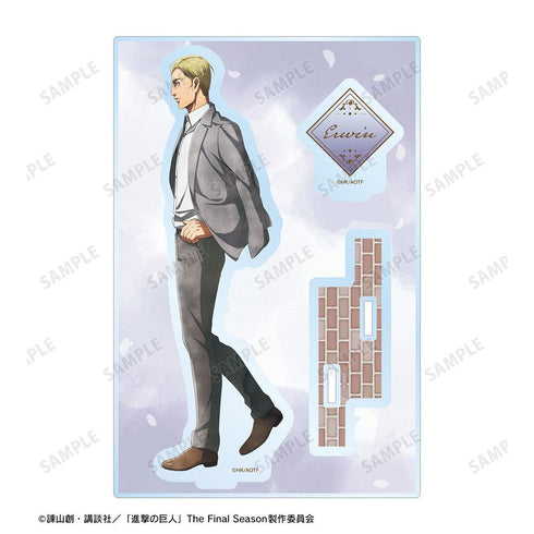 『進撃の巨人』描き下ろし エルヴィン 歩み・水彩風ver. パーツ付BIGアクリルスタンド【202608再販】