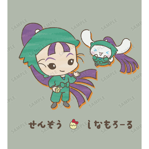 『忍たま乱太郎×サンリオキャラクターズ』⽴花仙蔵×シナモロール Tシャツ(メンズ/レディース)