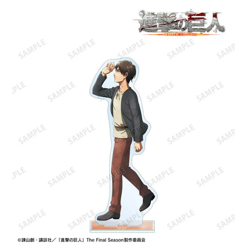 『進撃の巨人』描き下ろし エレン 歩み・水彩風ver. 特大アクリルスタンド【202507再販】