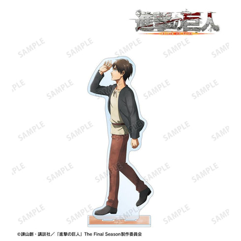『進撃の巨人』描き下ろし エレン 歩み・水彩風ver. 特大アクリルスタンド【202608再販】