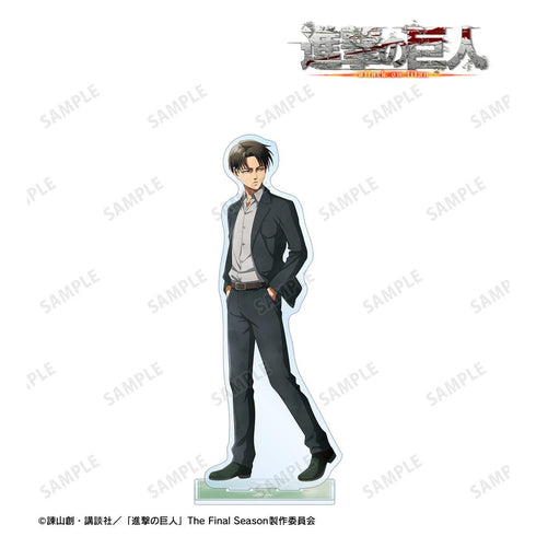 『進撃の巨人』描き下ろし リヴァイ 歩み・水彩風ver. 特大アクリルスタンド【202507再販】