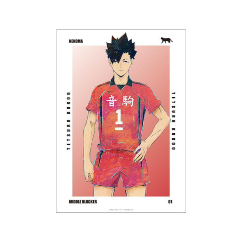 《排球少年!!》黑尾铁朗 Ani-Art 第6弹 A3哑光处理海报【202608再版】
