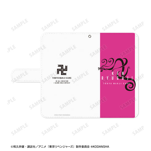 『東京リベンジャーズ 』⿓宮寺 堅 タトゥーデザイン⼿帳型スマホケース