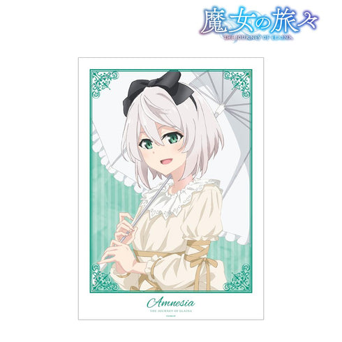 『魔女の旅々』描き下ろしイラスト アムネシア ロリータファッションver. A3マット加工ポスター【202505再販】