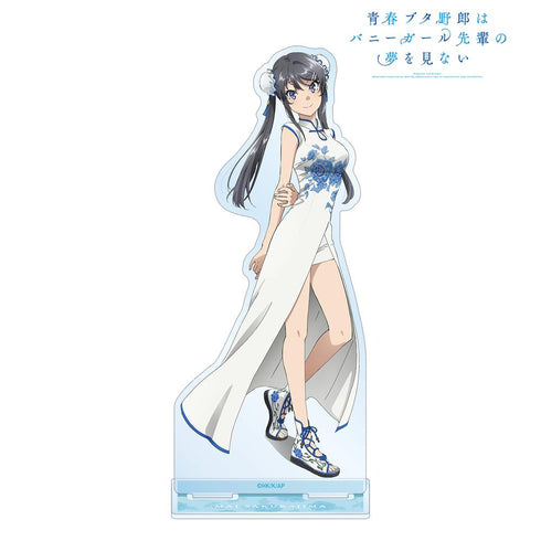 『青春ブタ野郎はバニーガール先輩の夢を見ない』描き下ろしイラスト 桜島麻衣 チャイナドレスver. BIGアクリルスタンド【202503再販】
