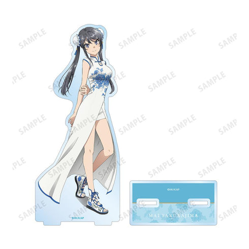 『青春ブタ野郎はバニーガール先輩の夢を見ない』描き下ろしイラスト 桜島麻衣 チャイナドレスver. BIGアクリルスタンド【202503再販】