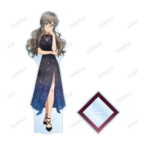 『青春ブタ野郎はおでかけシスターの夢を見ない』描き下ろしイラスト 双葉理央 星空ドレスver. 特大アクリルスタンド【202503再販】
