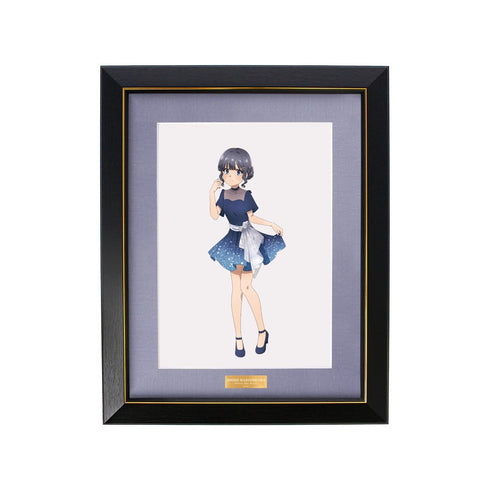 『青春ブタ野郎はおでかけシスターの夢を見ない』描き下ろしイラスト 牧之原翔子 星空ドレスver. キャラファイングラフ【202406再販】