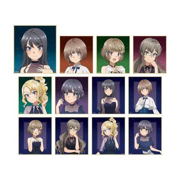 『青春ブタ野郎はおでかけシスターの夢を見ない』描き下ろしイラスト 星空ドレスver. トレーディングミニ色紙(単位/BOX)【202604再販】