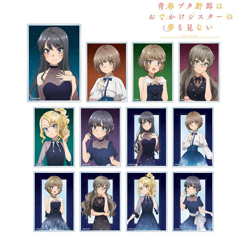 『青春ブタ野郎はおでかけシスターの夢を見ない』描き下ろしイラスト 星空ドレスver. トレーディングアクリルカード(単位/BOX)【202512再販】