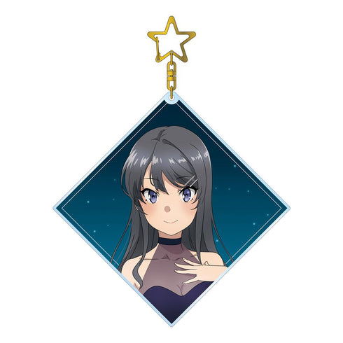 『青春ブタ野郎はおでかけシスターの夢を見ない』描き下ろしイラスト 桜島麻衣 星空ドレスver. BIGアクリルキーホルダー【202503再販】