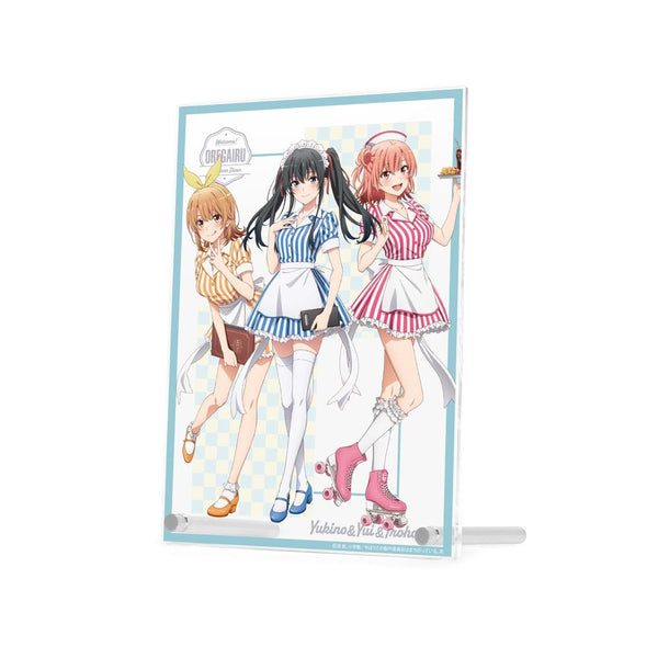 『やはり俺の青春ラブコメはまちがっている。完』描き下ろしイラスト 集合 アメリカンダイナーver. A5アクリルパネル【202605再販】