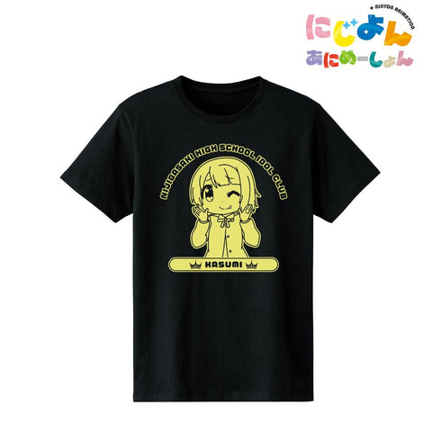 『にじよん あにめーしょん』中須 かすみ カレッジTシャツメンズ【202505再販】