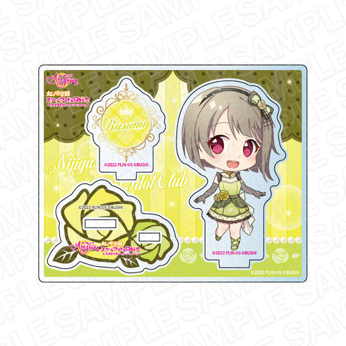 『ラブライブ!虹ヶ咲学園スクールアイドル同好会』アクリルスタンド 中須かすみ 虹色のワルツ デフォルメ ver