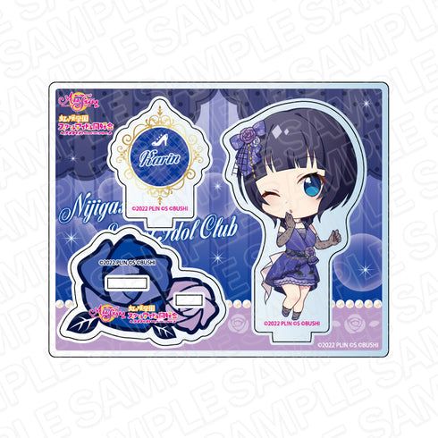 『ラブライブ!虹ヶ咲学園スクールアイドル同好会』アクリルスタンド 朝香果林 虹色のワルツ デフォルメ ver