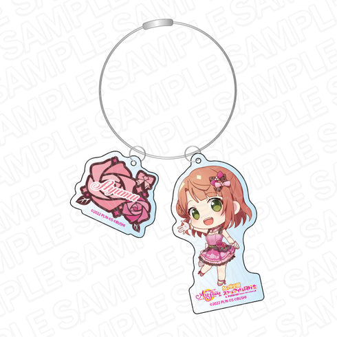 『ラブライブ!虹ヶ咲学園スクールアイドル同好会』ワイヤーキーホルダー 上原歩夢 虹色のワルツ デフォルメ ver