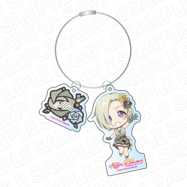 『ラブライブ!虹ヶ咲学園スクールアイドル同好会』ワイヤーキーホルダー ミア・テイラー 虹色のワルツ デフォルメ ver