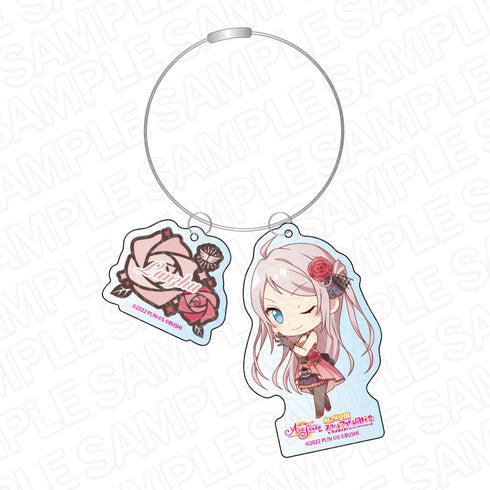 『ラブライブ!虹ヶ咲学園スクールアイドル同好会』ワイヤーキーホルダー 鐘嵐珠 虹色のワルツ デフォルメ ver