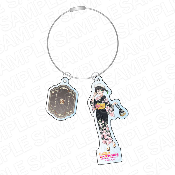 『ラブライブ!虹ヶ咲学園スクールアイドル同好会』ワイヤーキーホルダー 高咲侑 レトロモダン ver