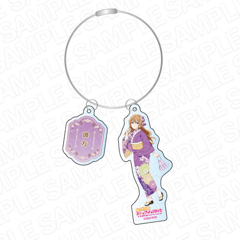 『ラブライブ!虹ヶ咲学園スクールアイドル同好会』ワイヤーキーホルダー 近江彼方 レトロモダン ver