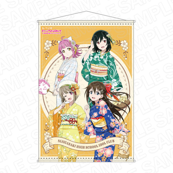 『ラブライブ!虹ヶ咲学園スクールアイドル同好会』B2タペストリー 1年生 レトロモダン ver