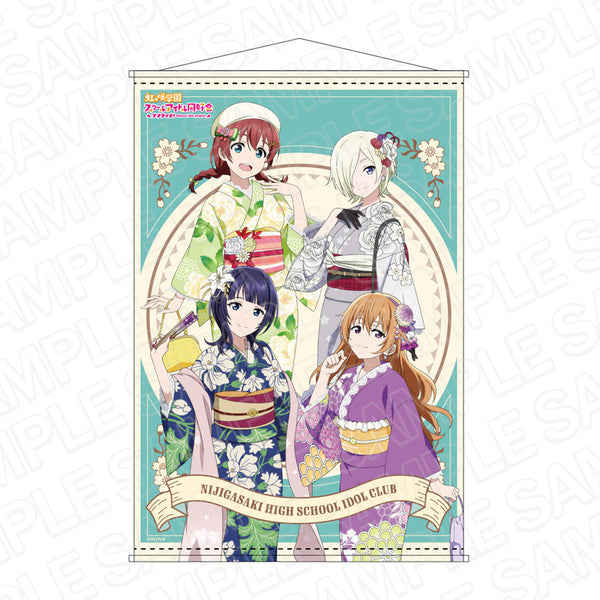 『ラブライブ!虹ヶ咲学園スクールアイドル同好会』B2タペストリー3年生 レトロモダン ver