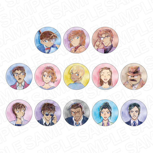 『名探偵コナン』カンバッジ PALE TONE series rain ver. セット