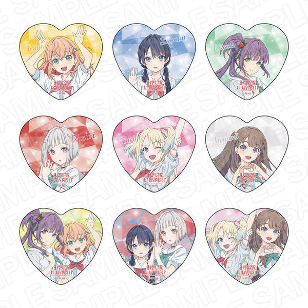 『ラブライブ!蓮ノ空女学院スクールアイドルクラブ』ハート型カンバッジ 夏制服 ver セット